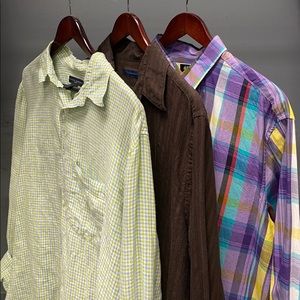 BUNDLE Banana Republic H&M Casual Button Up Shirts